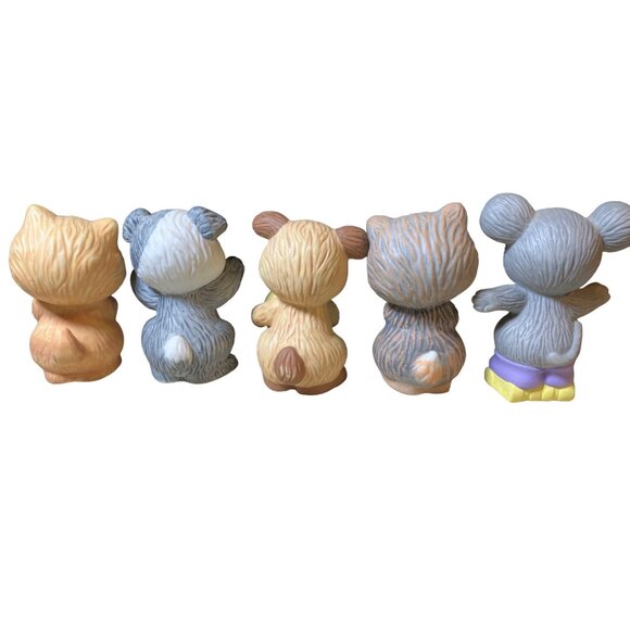 AVON "Best Buddies" Porcelain Figurines Vintage 1992 Custom Lot of 5 - Picture 7 of 10